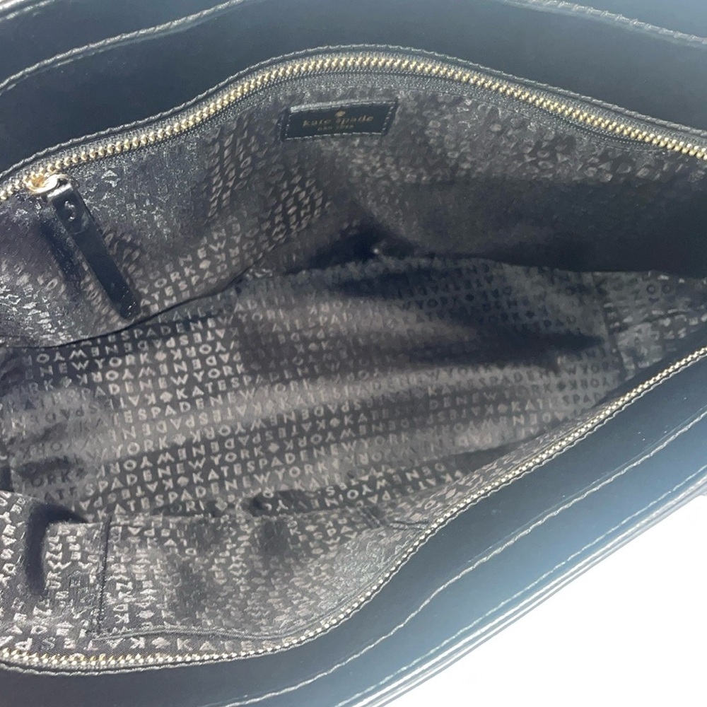Kate Spade Black and Pink Striped Women's Bag - Picture 7 of 10